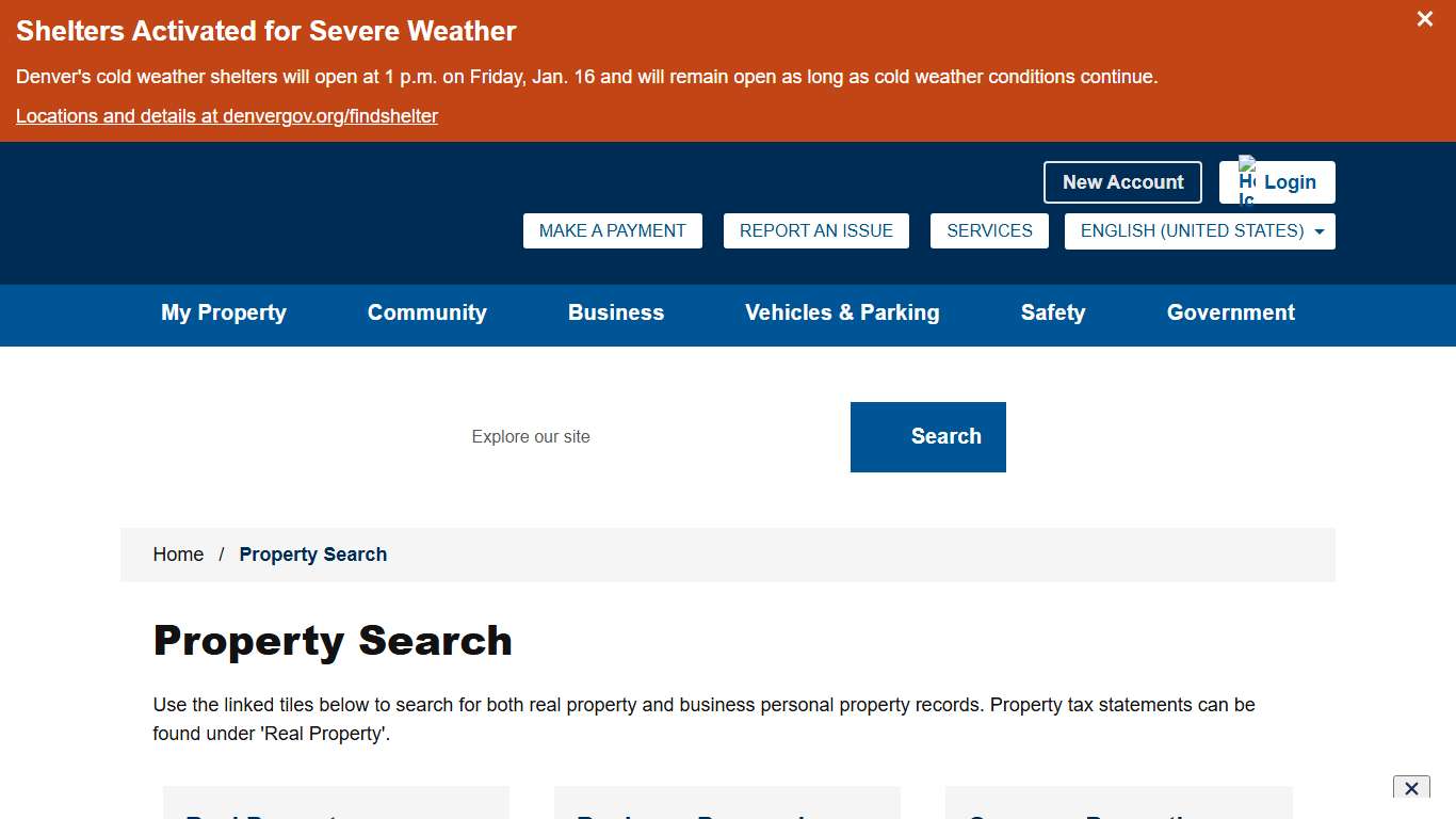 Property Search - City and County of Denver